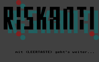 Large screenshot of Riskant!