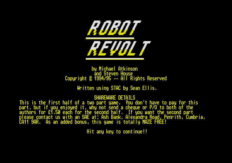 Large screenshot of Robot Revolt