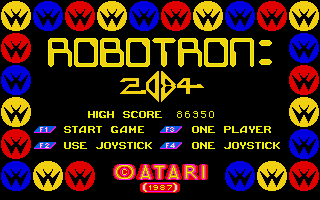 Screenshot of Robotron: 2084