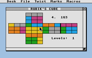 Large screenshot of Rubik's Cube Simulator