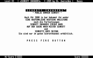 Screenshot of Schrott Invaders