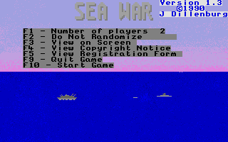 Large screenshot of Sea War