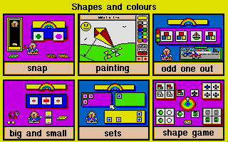 Large screenshot of Shapes and Colours