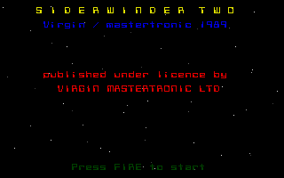 Screenshot of Sidewinder II