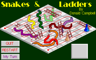Screenshot of Snakes & Ladders