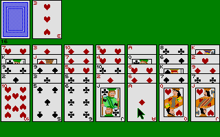 Large screenshot of Solitaire Game Pak