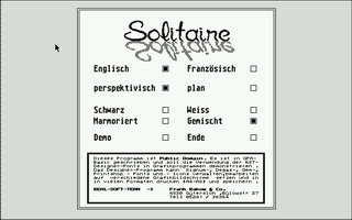 Screenshot of Solitaire