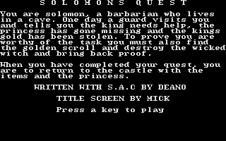 Large screenshot of Solomon's Quest