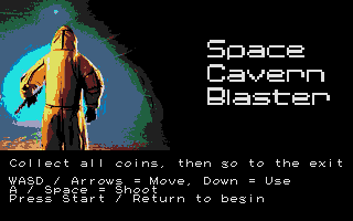 Thumbnail of other screenshot of Space Cavern Blaster