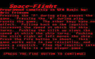 Screenshot of Space-Flight