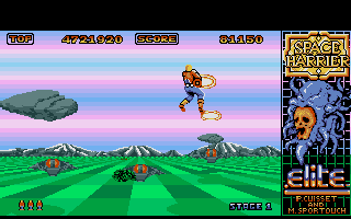 Screenshot of Space Harrier