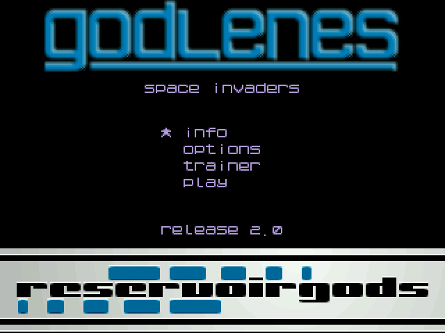 Screenshot of Space Invaders - Godlenes