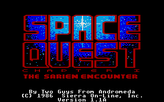 Screenshot of Space Quest - Roger Wilco in the Sarien Encounter