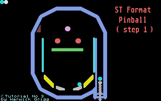 Screenshot of ST Format Pinball