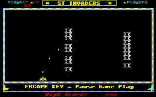 Screenshot of ST Invaders