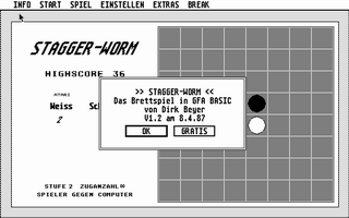 Screenshot of Stagger-Worm