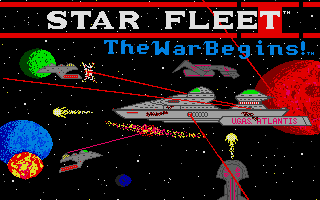 Screenshot of Star Fleet I - The War Begins