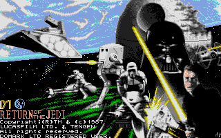 Large screenshot of Star Wars: Return of the Jedi