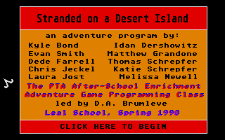 Screenshot of Stranded on a Desert Island