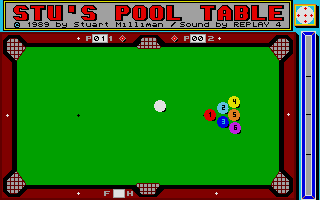 Screenshot of Stu's Pool Table
