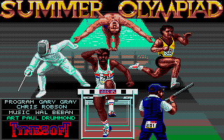 Screenshot of Summer Olympiad