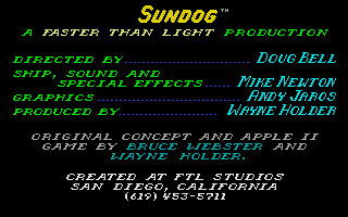 Thumbnail of other screenshot of Sundog - Frozen Legacy