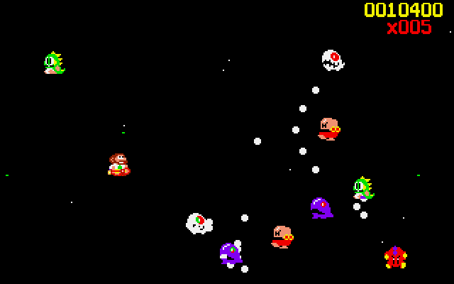This is the Bubble Bobble level. I bet you never knew Bub and Bob were actually PURE EVIL!