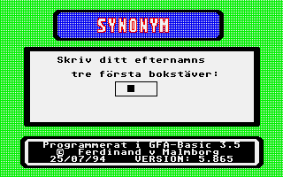 Large screenshot of Synonym
