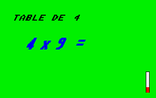 Screenshot of Tables De Multiplication