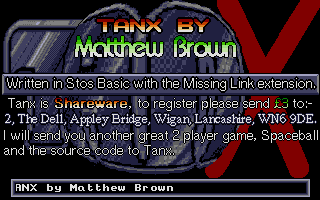 Large screenshot of Tanx