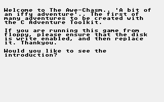 Large screenshot of Awe-Chasm, The