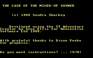 Screenshot of Case of the Mixed-Up Shymer, The