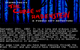 Large screenshot of Curse of Rabenstein, The