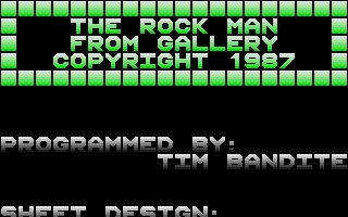 Large screenshot of Rock Man, The