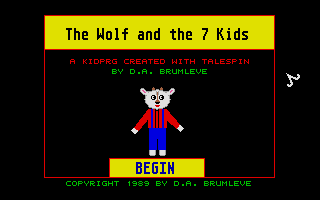 Screenshot of Wolf And The 7 Kids, The