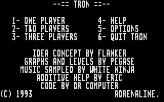 Large screenshot of Tron