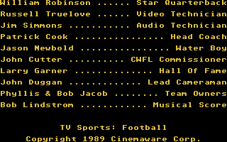 Screenshot of TV Sports : Football