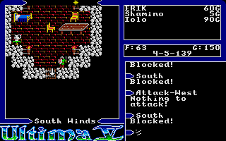 Large screenshot of Ultima V - Warriors of Destiny