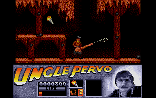 Large screenshot of Uncle Pervo in the Temple of Lost Boys