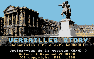 Large screenshot of Versailles Story