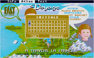 Large screenshot of Voyage A Travers La France
