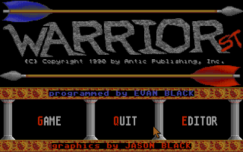 Large screenshot of Warrior ST