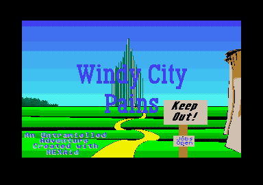 Large screenshot of Wind City Pains