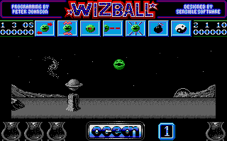 Screenshot of Wizball