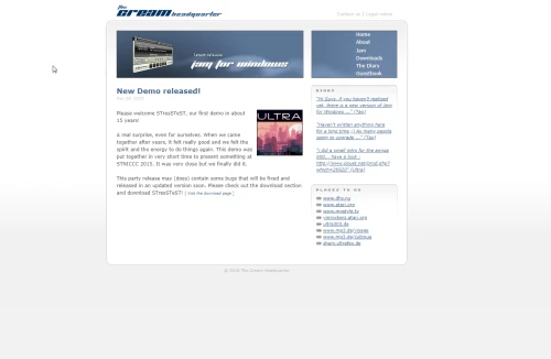 Screenshot of the link Cream HQ