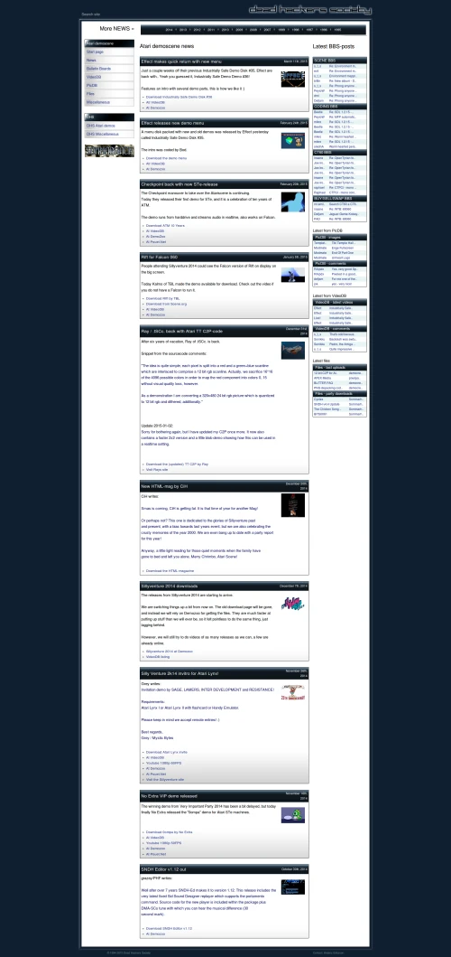 Screenshot of the link The Dead Hackers Society