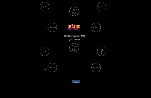 Screenshot of the link PHF