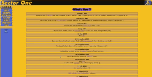 Screenshot of link Sector One