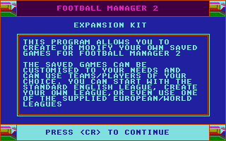 Screenshot of Football Manager 2 - Expansion Kit