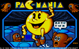 Large screenshot of Pacmania